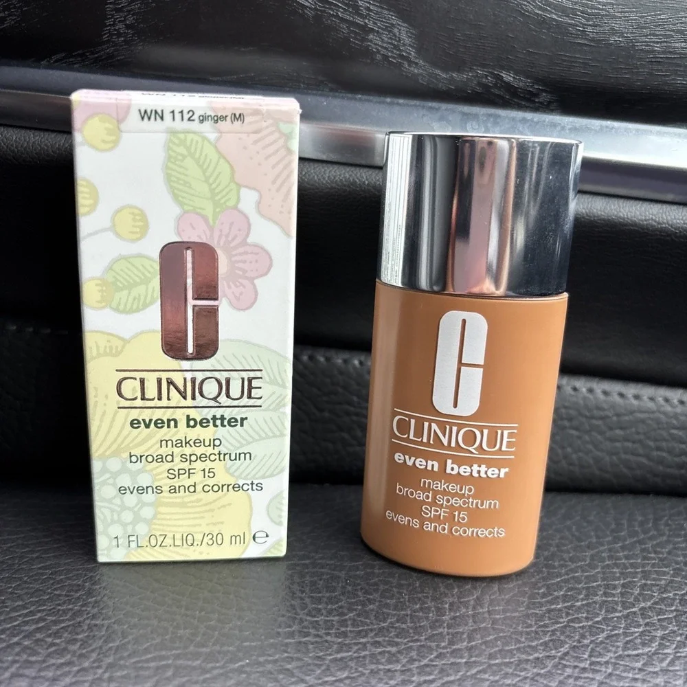 Clinique Even Better Makeup Broad Spectrum SPF 15 WN 112 Ginger M 1 FL. OZ NEW